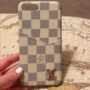 Louis phone case wallet